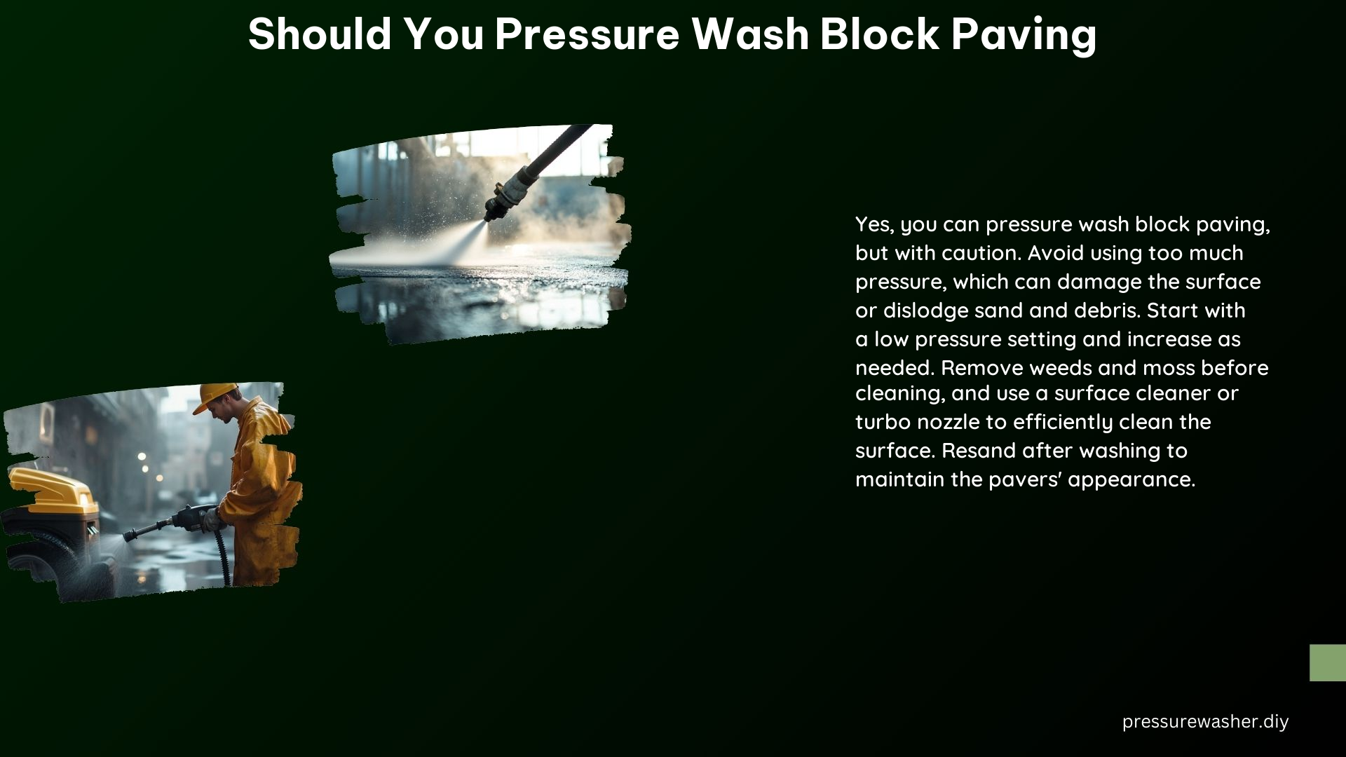 Should You Pressure Wash Block Paving 1