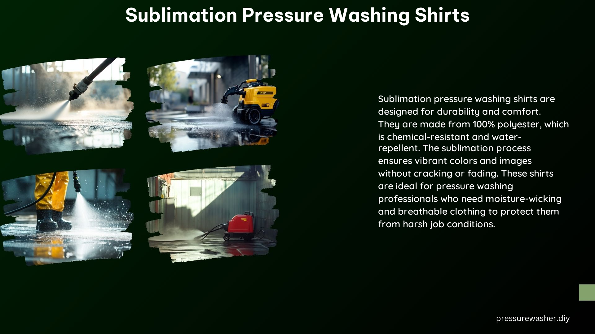 Sublimation Pressure Washing Shirts