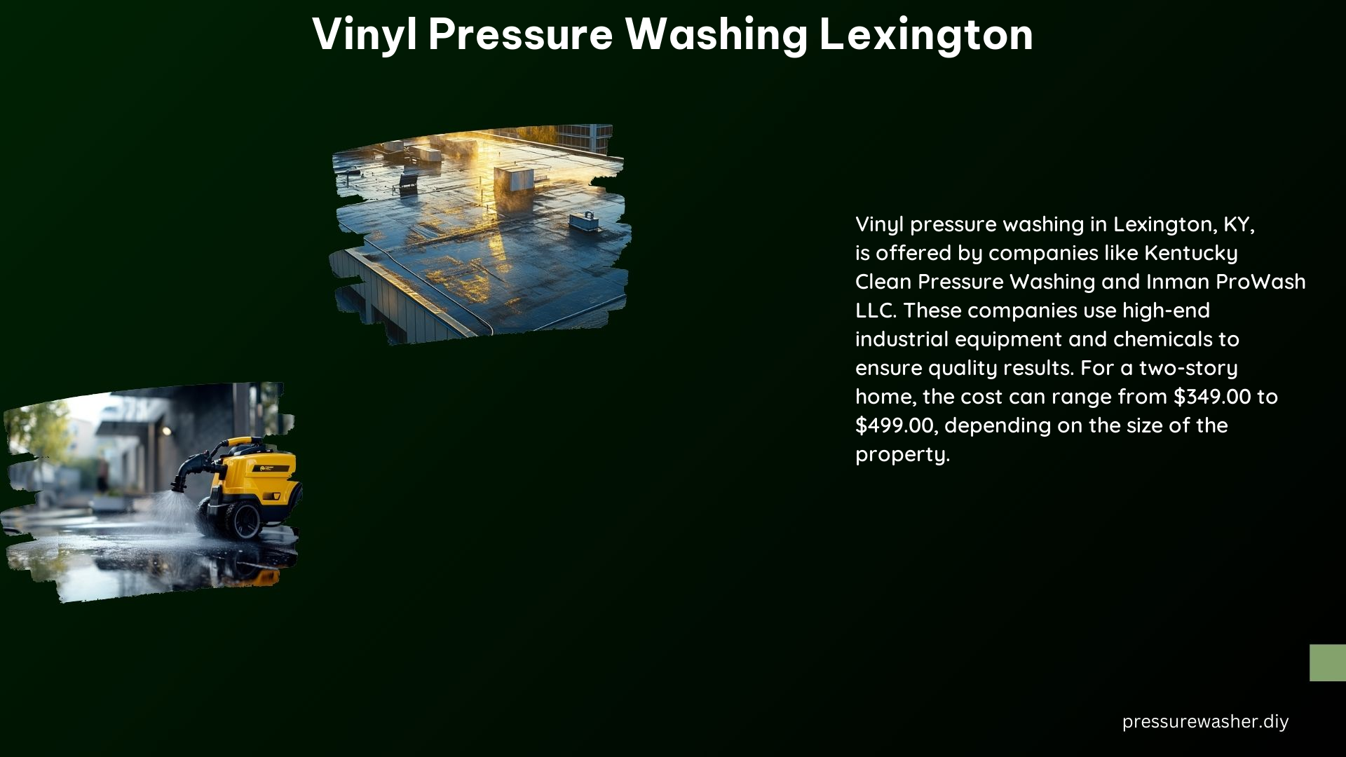 Vinyl Pressure Washing