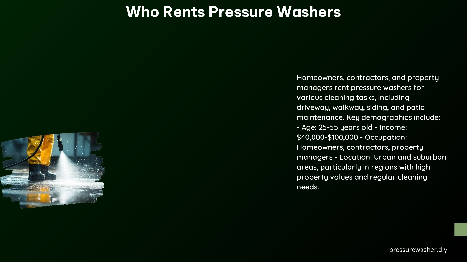 Who Rents Pressure Washers
