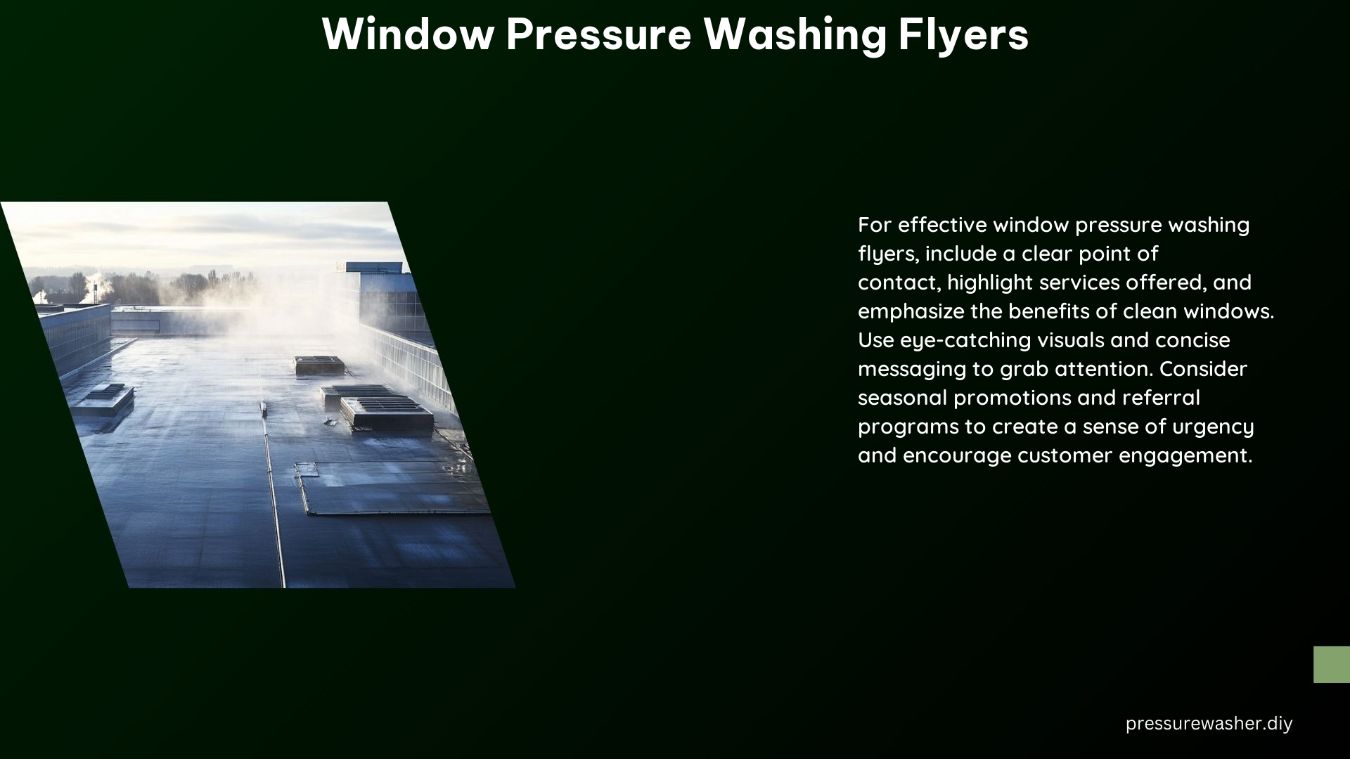 Window Pressure Washing Flyers