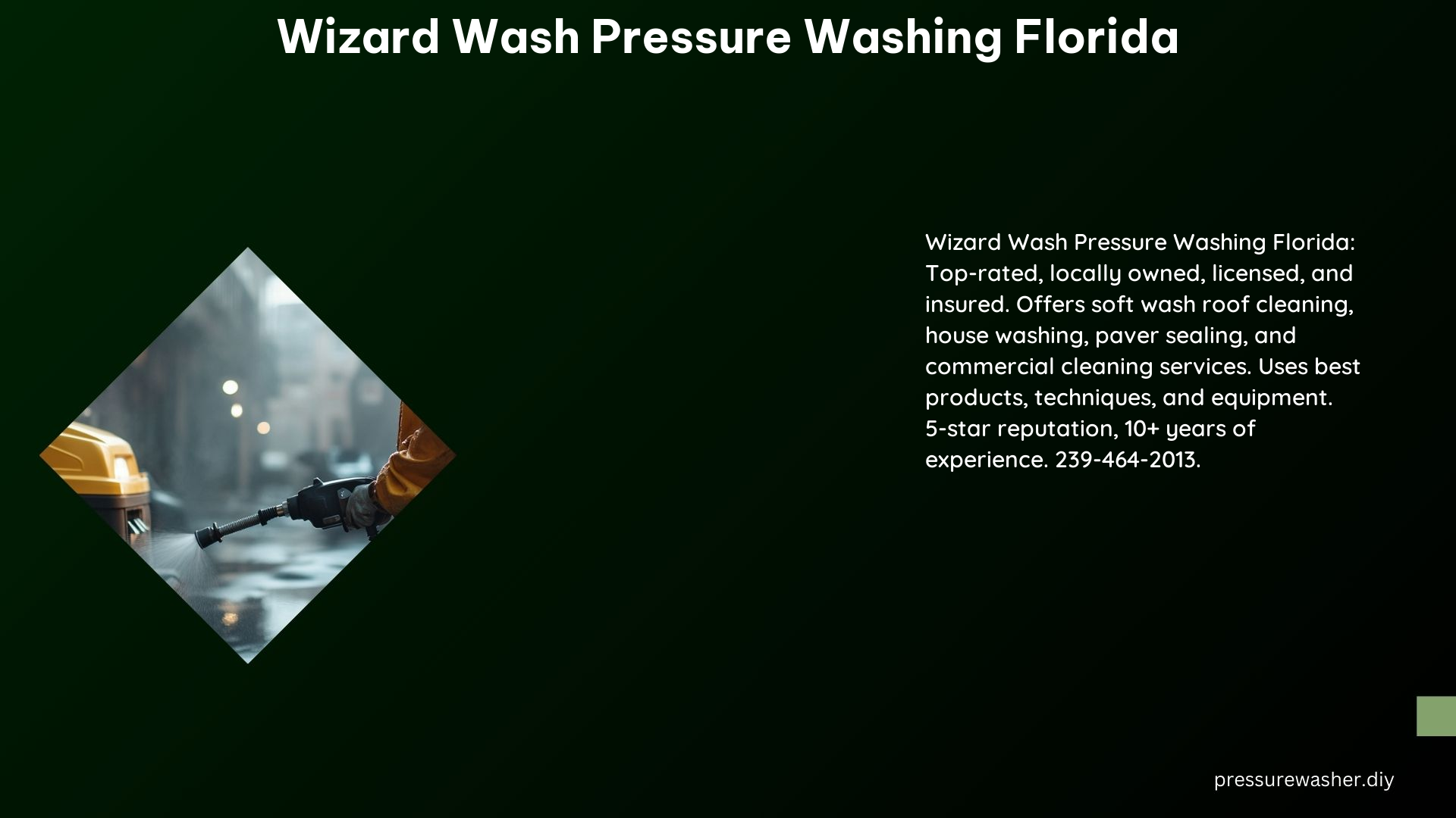 Wizard Wash Pressure Washing Florida
