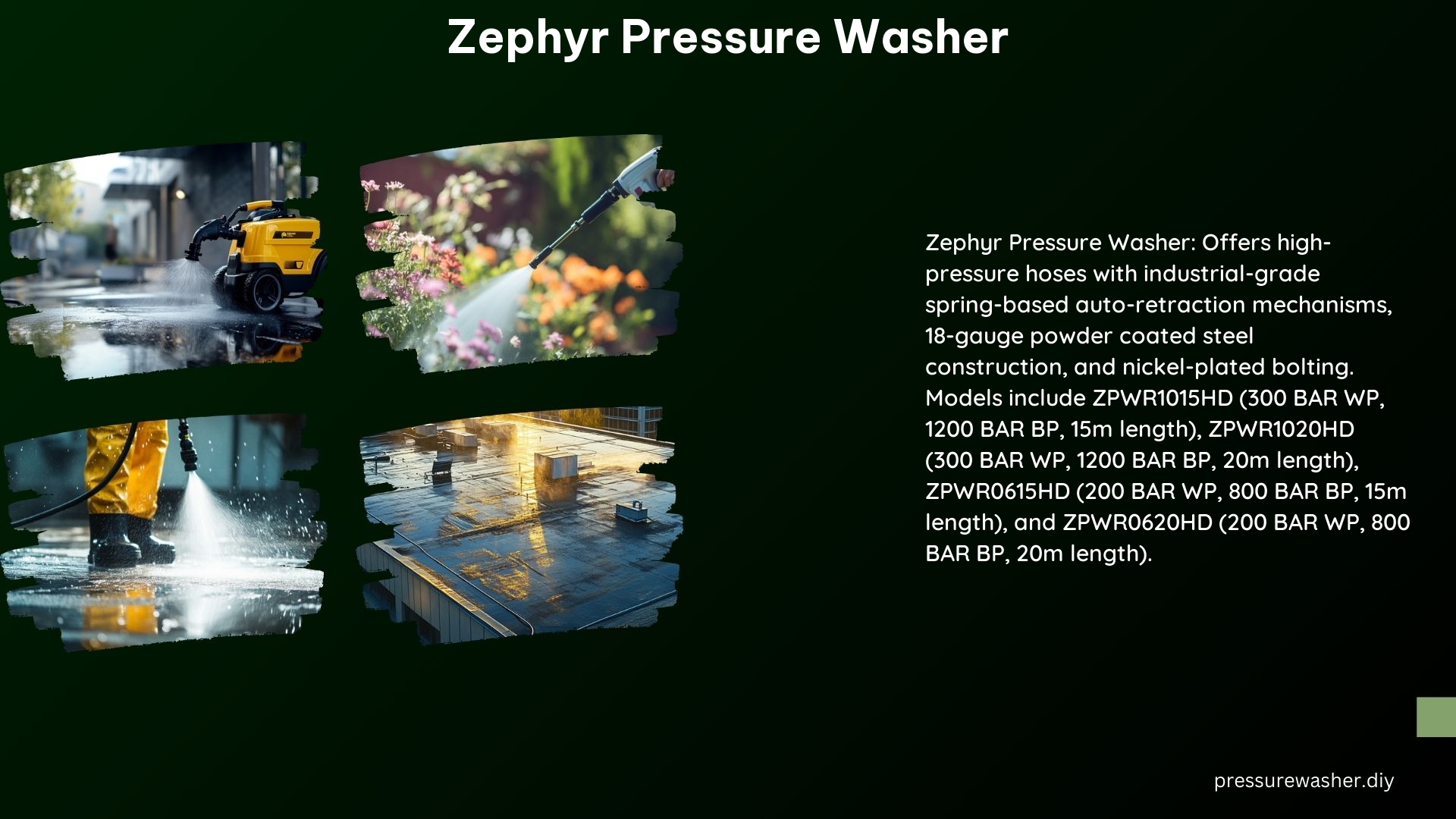Zephyr Pressure Washer